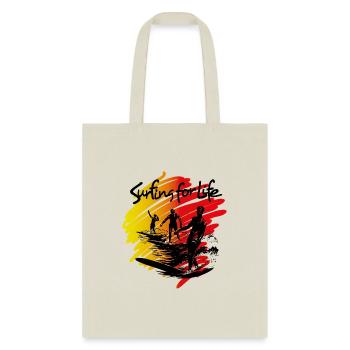 surfing for life - Tote Bag - natural - Front