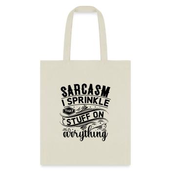 Sarcasm - Tote Bag - natural - Front