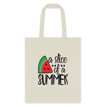 A Slice Of A Summer - Tote Bag - natural - Front