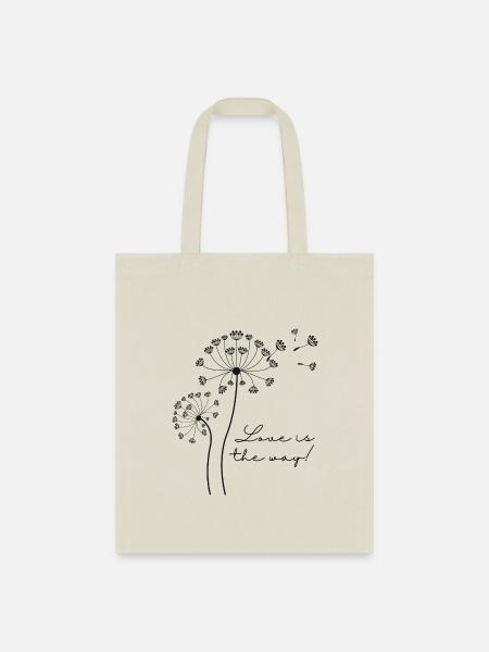 Love is the Way! - Tote Bag - natural