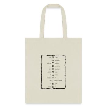 Mathematics - Tote Bag - natural - Front