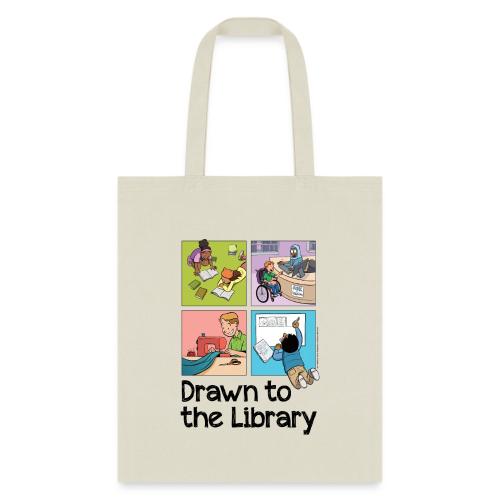Drawn to the Library - Tote Bag