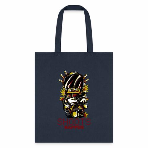 Shoots Happen Battle Royal Shotter Gamer Sayings - Tote Bag