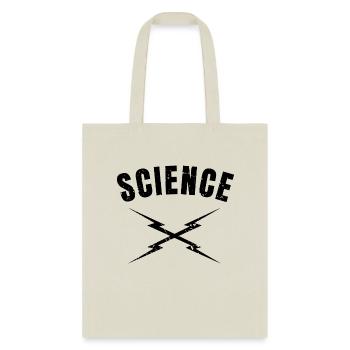 Science Lightning Bolts - Tote Bag - natural - Front