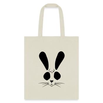 rabbit bunny easter bunny - Tote Bag - natural - Front