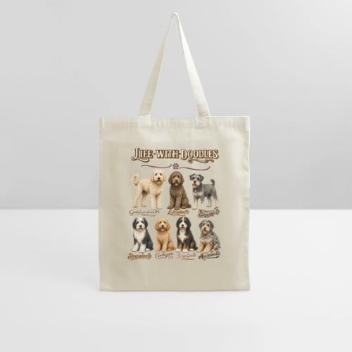 Life With Doodles | Vintage Doodle Breed - Tote Bag