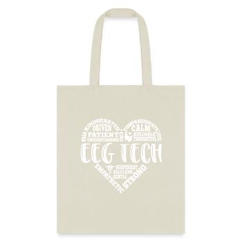 EEG Tech, electroencephalograph - Tote Bag - natural - Front