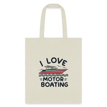 I Love Motor Boating - Tote Bag - natural - Front