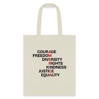 Core Values of America - Tote Bag - natural - Front