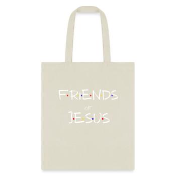 FRIENDS of Jesus. - Tote Bag - natural - Front