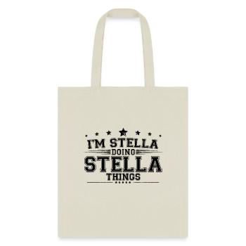 i’m Stella doing Stella things - Tote Bag - natural - Front