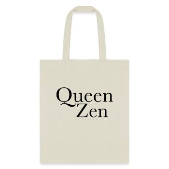 Queen Zen Black - Tote Bag - natural - Front