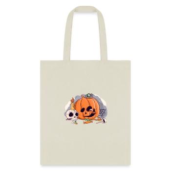 Pumpkin spooky Halloween*T - Tote Bag - natural - Front