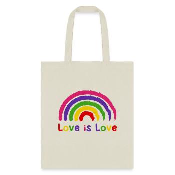 Love is Love - Tote Bag - natural - Front