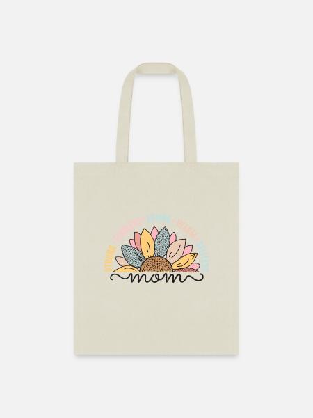 Strong fearless mom - Tote Bag - natural