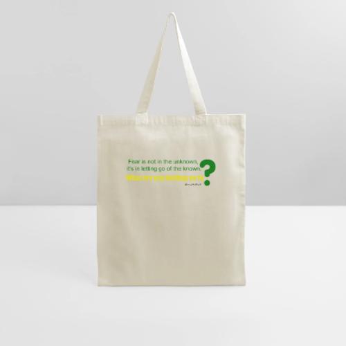 Fear in letting go - Tote Bag