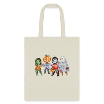 Halloween pumpkin spooky*T - Tote Bag - natural - Front