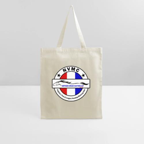 Circle logo on white with black border - Tote Bag
