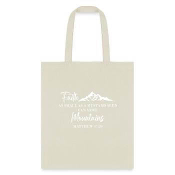 Faith As Small As A Mustard Seed - Tote Bag - natural - Front