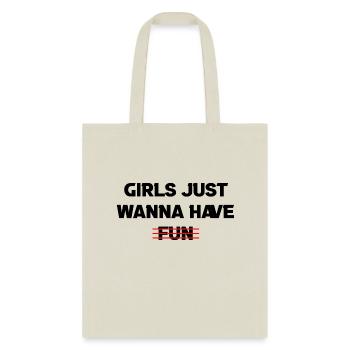 girls - Tote Bag - natural - Front