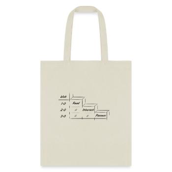 Web 3.0 - Tote Bag - natural - Front