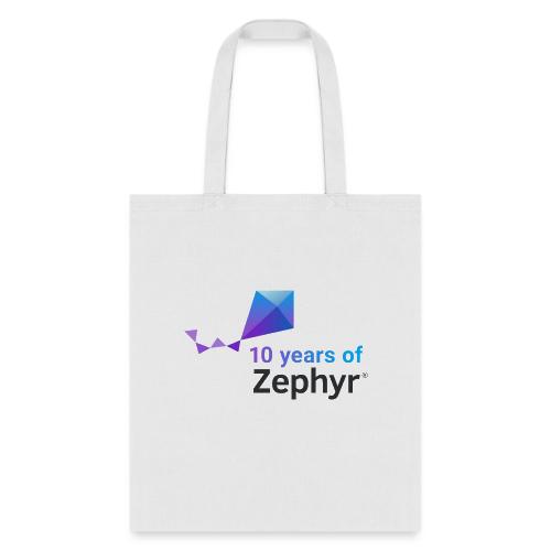 Zephyr 10th Anniversary Stacked Color - Tote Bag