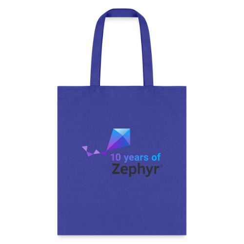 Zephyr 10th Anniversary Stacked Color - Tote Bag