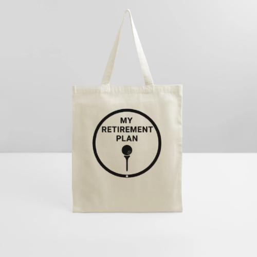 Golf Retirement Plan T-Shirt | Premium Cotton - Tote Bag