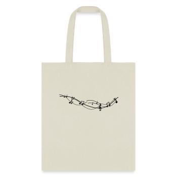 music notes, musician, musical, music love - Tote Bag - natural - Front
