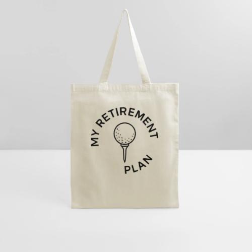 Golf Retirement Plan T-Shirt | Fun Graphic Tee - Tote Bag