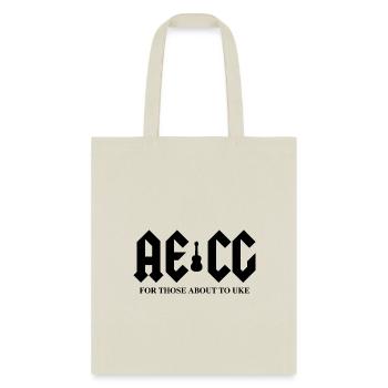 AECG For Those About To Uke - Hard Rock Ukulele - Tote Bag - natural - Front