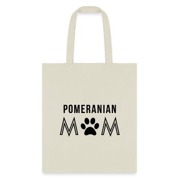 Pomeranian Mom, Pomeranian - Tote Bag - natural - Front