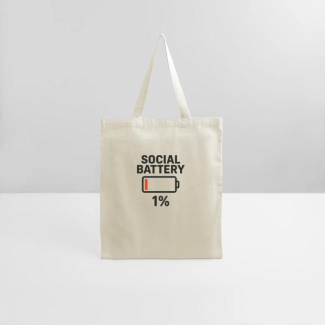 Social battery 1 percent