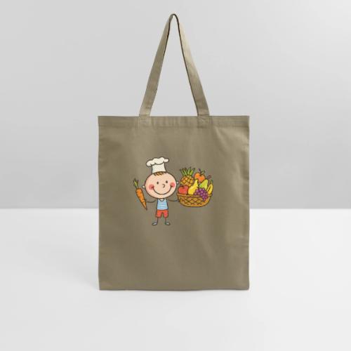 Chef Boy Cartoon Fruit Basket Kids Shirt - Tote Bag