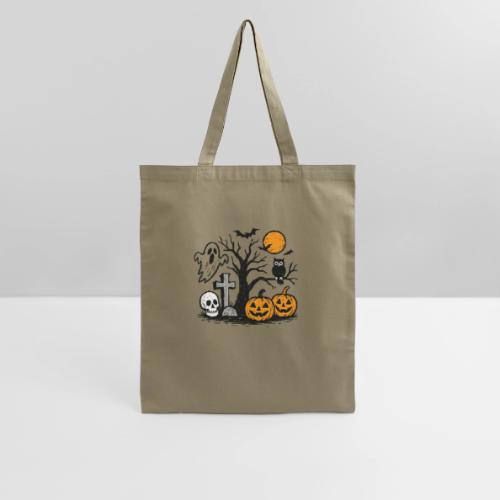 Spooky Ghost Pumpkins Halloween Design - Tote Bag