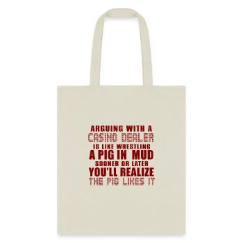 The Casino Dealer - Tote Bag - natural - Front