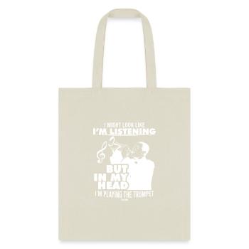Trumpet music club music teacher - Tote Bag - natural - Front