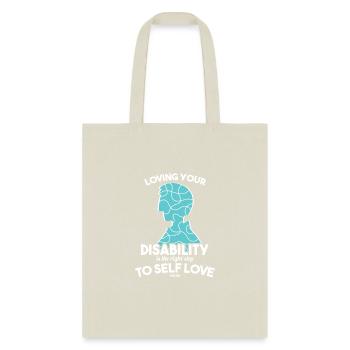 Autsimus disability Asper autistic - Tote Bag - natural - Front