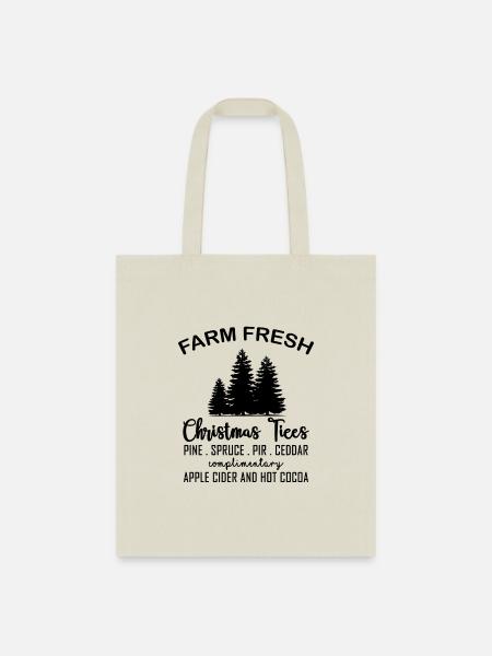 Christmas tree - Tote Bag - natural