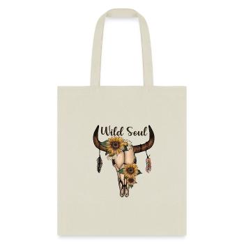 Wild Soul - Animal Skull - Tote Bag - natural - Front