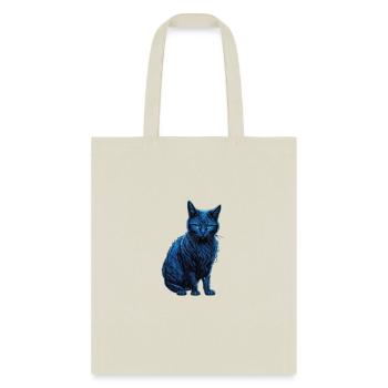 cat - Tote Bag - natural - Front
