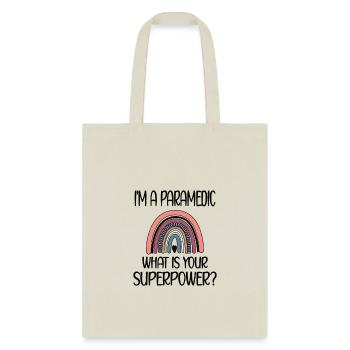 Paramedic Rainbow Funny Paramedic EMS Week Gifts - Tote Bag - natural - Front