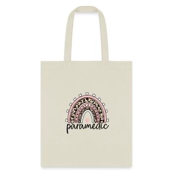 Paramedic Rainbow Funny Paramedic EMS Week Gifts - Tote Bag - natural - Front
