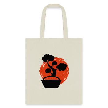 Japanese Bonsai - Tote Bag - natural - Front