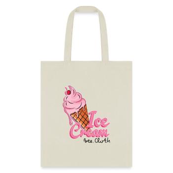 Ice cream - Tote Bag - natural - Front