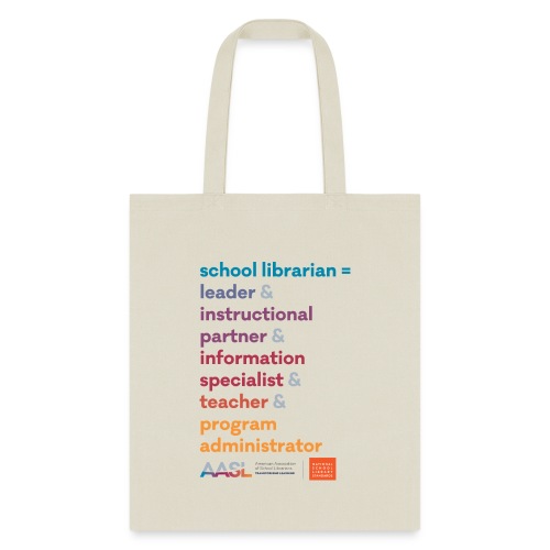 Five Roles of a School Librarian - Tote Bag