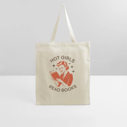 Hot Girls Read Books - Vintage Reader - Tote Bag