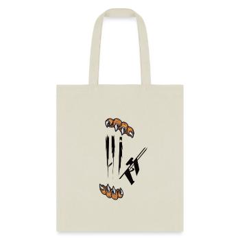 terrifying tiger claws - Tote Bag - natural - Front