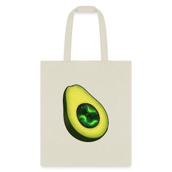 Galaxy Avocado Core - Tote Bag - natural - Front