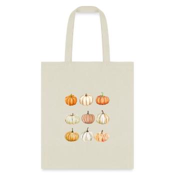 Pumpkins and more pumpkins - Tote Bag - natural - Front